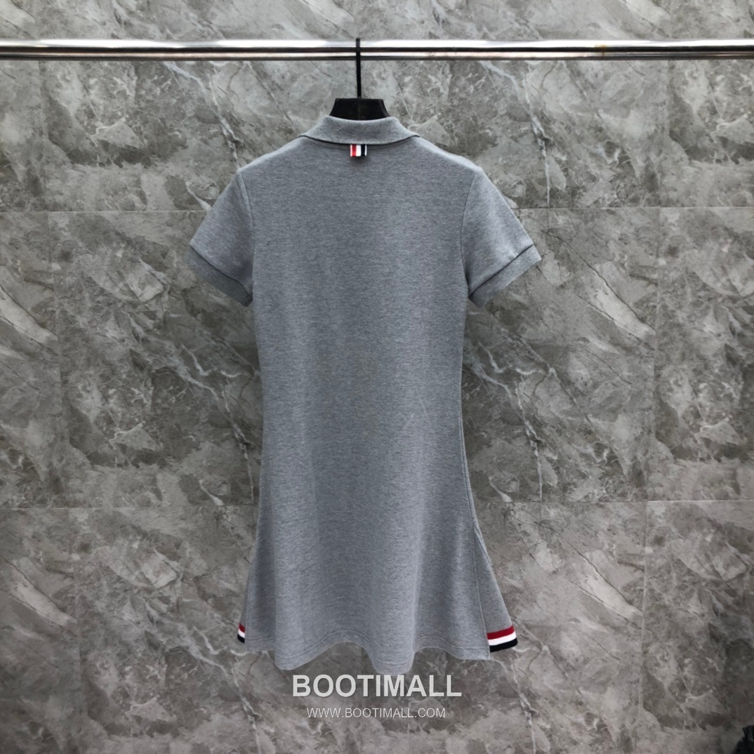 Thom Browne Pique Tape Polo Dress Cotton Grey 톰브라운 피케 테이프 폴로 드레스 코튼 그레이 8