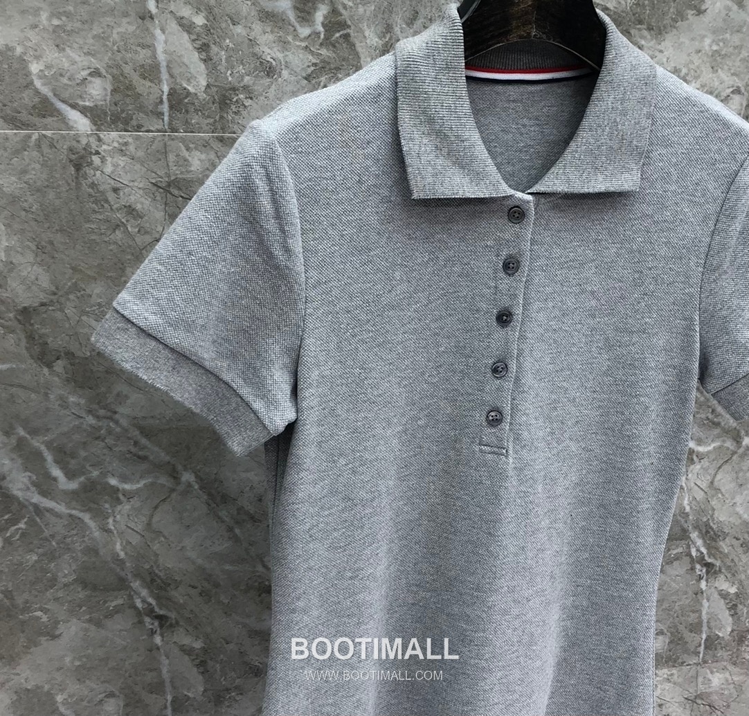 Thom Browne Pique Tape Polo Dress Cotton Grey 톰브라운 피케 테이프 폴로 드레스 코튼 그레이 9
