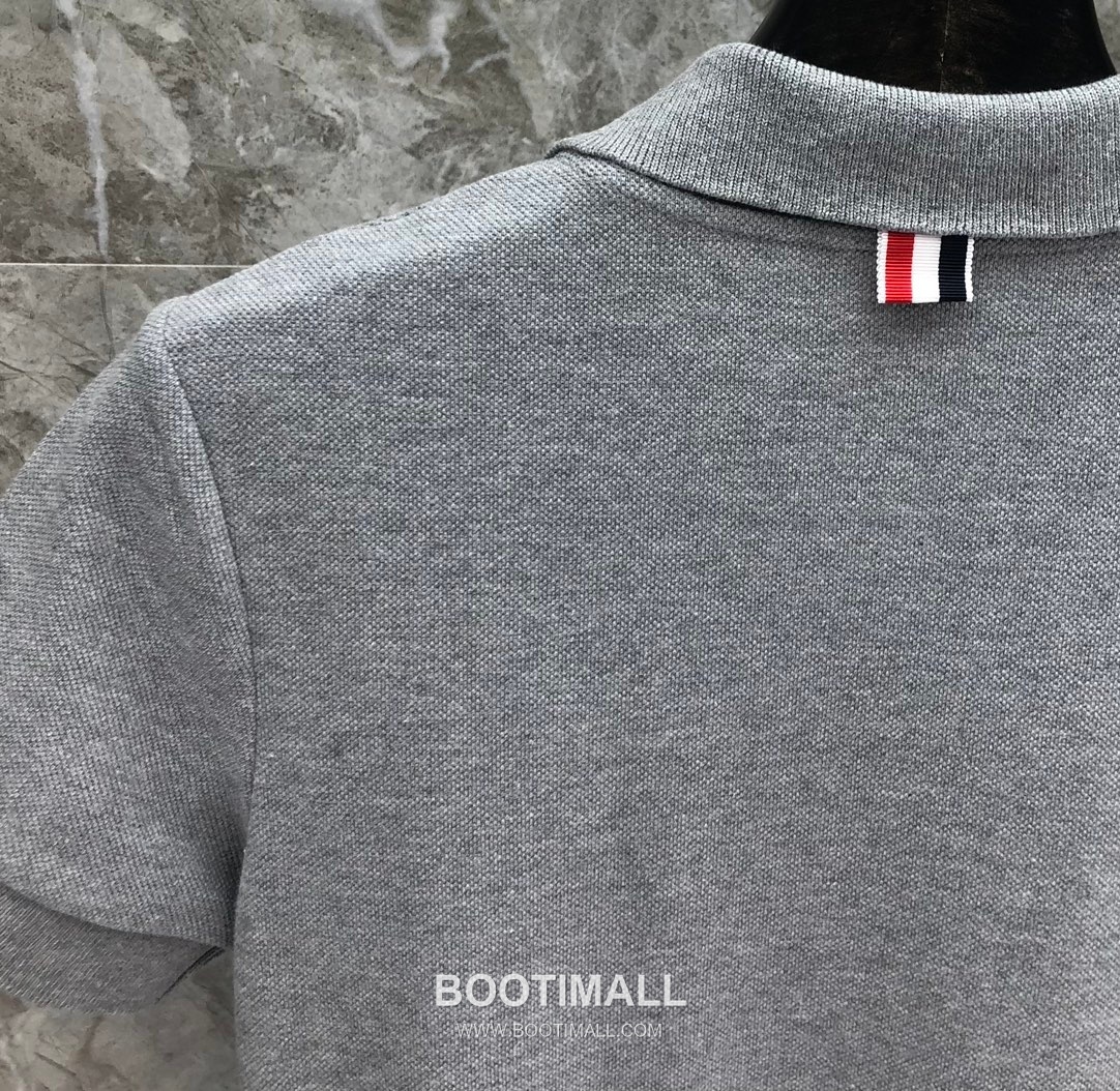 Thom Browne Pique Tape Polo Dress Cotton Grey 톰브라운 피케 테이프 폴로 드레스 코튼 그레이 10