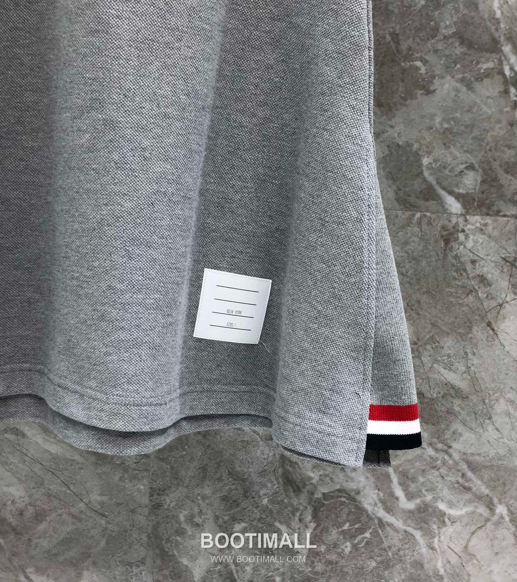 Thom Browne Pique Tape Polo Dress Cotton Grey 톰브라운 피케 테이프 폴로 드레스 코튼 그레이 11