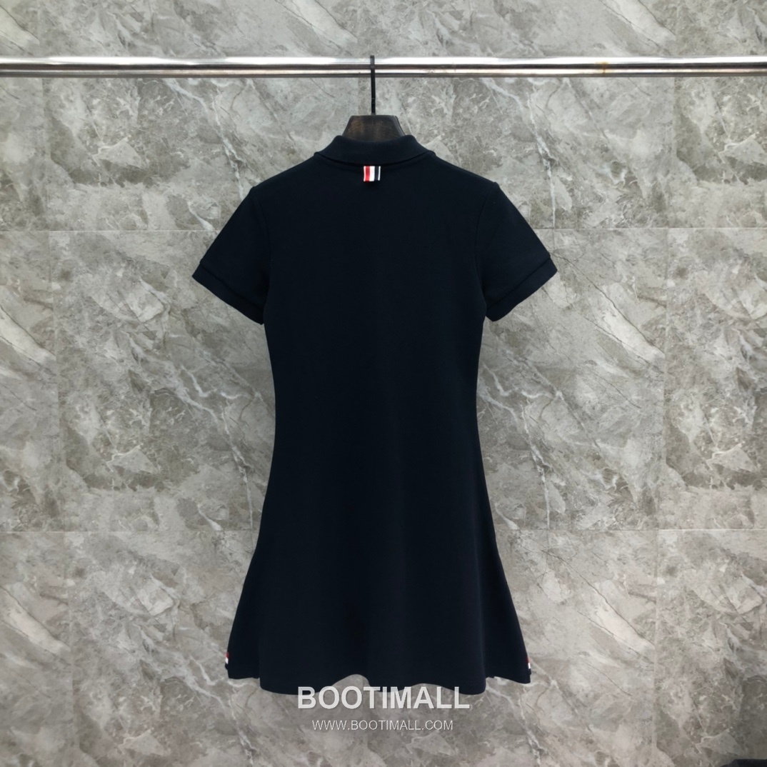 Thom Browne Pique Tape Polo Dress Cotton Grey 톰브라운 피케 테이프 폴로 드레스 코튼 그레이 2