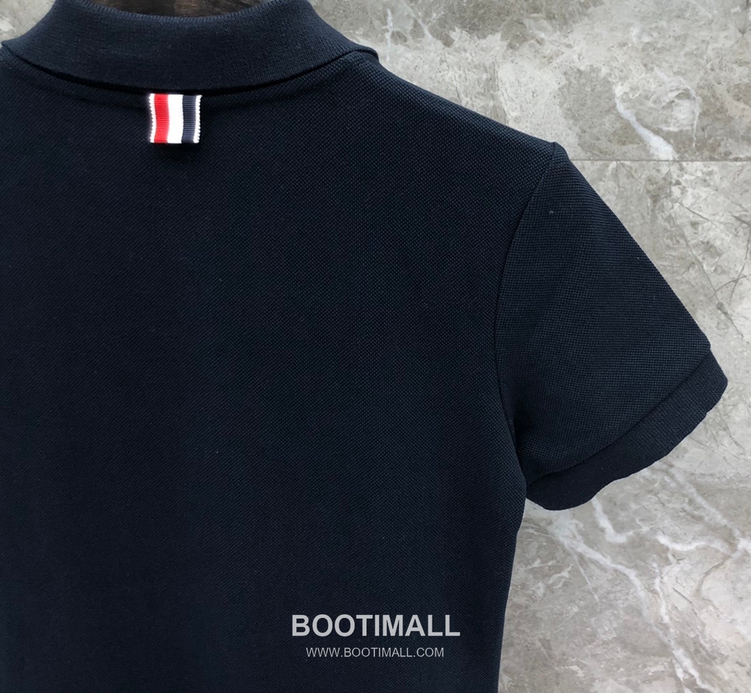 Thom Browne Pique Tape Polo Dress Cotton Grey 톰브라운 피케 테이프 폴로 드레스 코튼 그레이 4