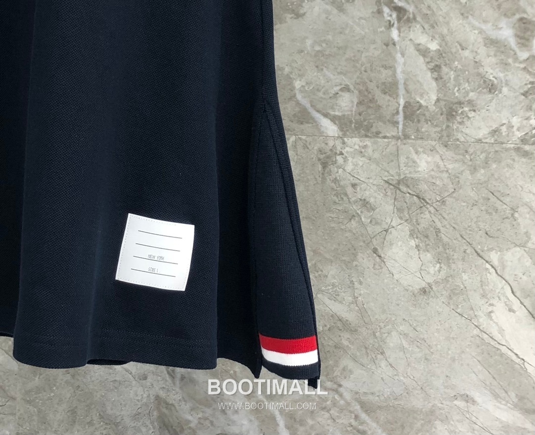 Thom Browne Pique Tape Polo Dress Cotton Grey 톰브라운 피케 테이프 폴로 드레스 코튼 그레이 7
