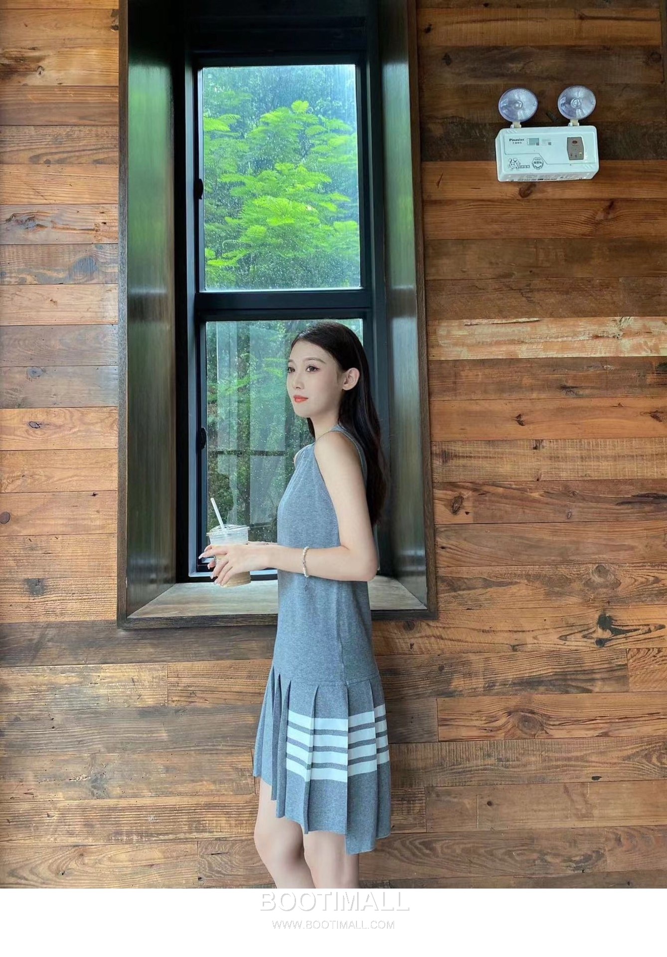 Thom Browne 4-Bar Knit Dress Gray 톰브라운 4바 니트 드레스 그레이 4