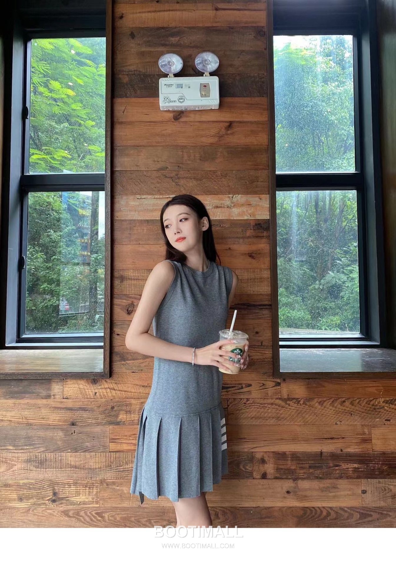 Thom Browne 4-Bar Knit Dress Gray 톰브라운 4바 니트 드레스 그레이 5