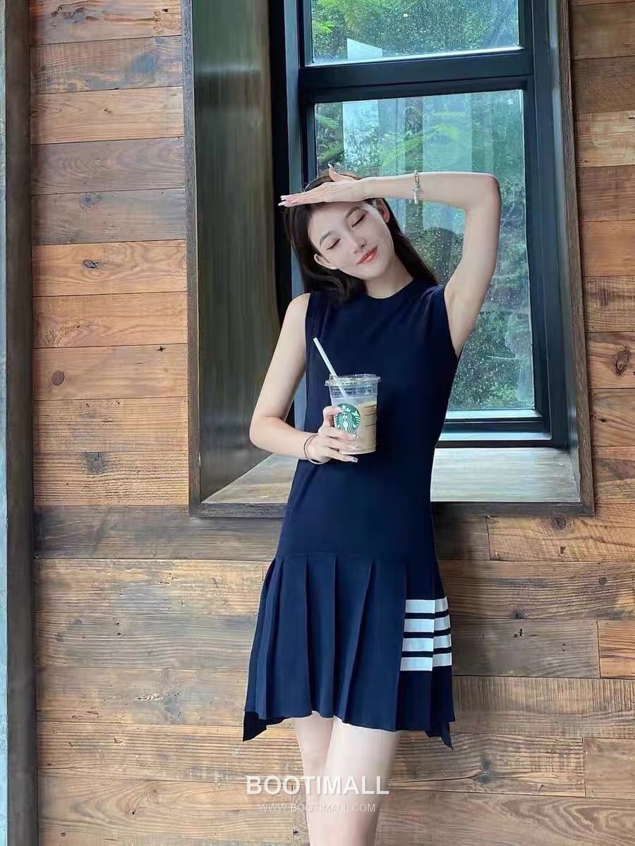 Thom Browne 4-Bar Knit Dress Gray 톰브라운 4바 니트 드레스 그레이 7