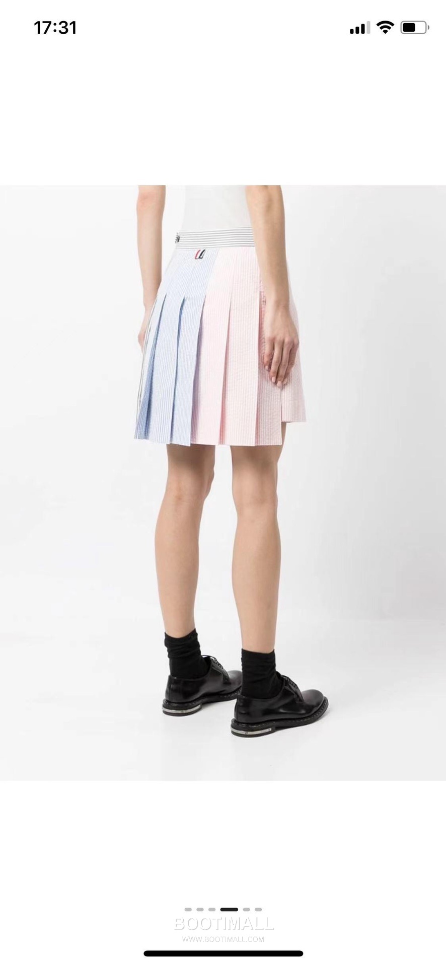 Thom Browne Tricolor Seersucker Skirt Multicolor 톰브라운 트리컬러 시어서커 스커트 멀티컬러 3