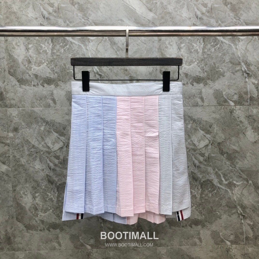 Thom Browne Tricolor Seersucker Skirt Multicolor 톰브라운 트리컬러 시어서커 스커트 멀티컬러 5