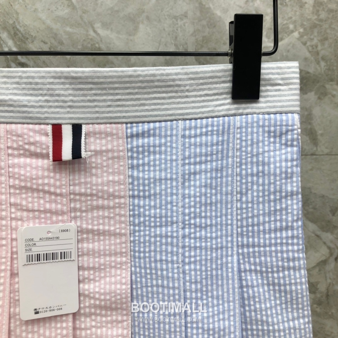 Thom Browne Tricolor Seersucker Skirt Multicolor 톰브라운 트리컬러 시어서커 스커트 멀티컬러 10