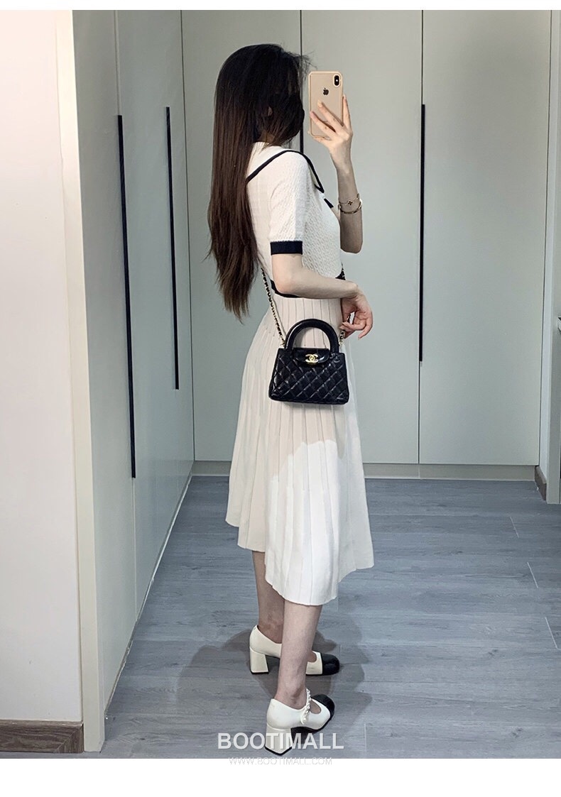 Thom Browne Peter Pan Knit Dress White 톰브라운 피터팬 니트 드레스 화이트 9