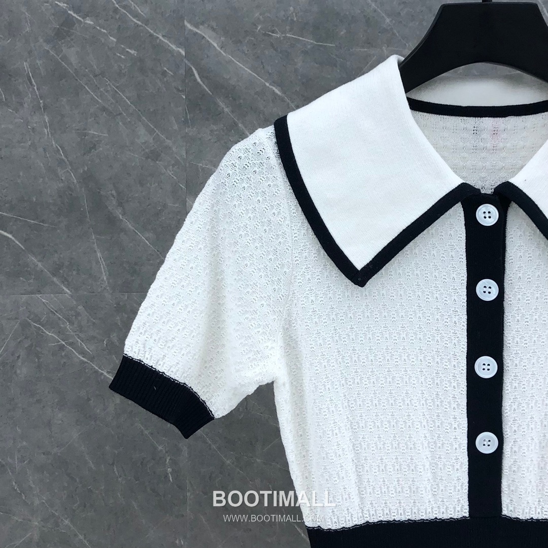 Thom Browne Peter Pan Knit Dress White 톰브라운 피터팬 니트 드레스 화이트 12