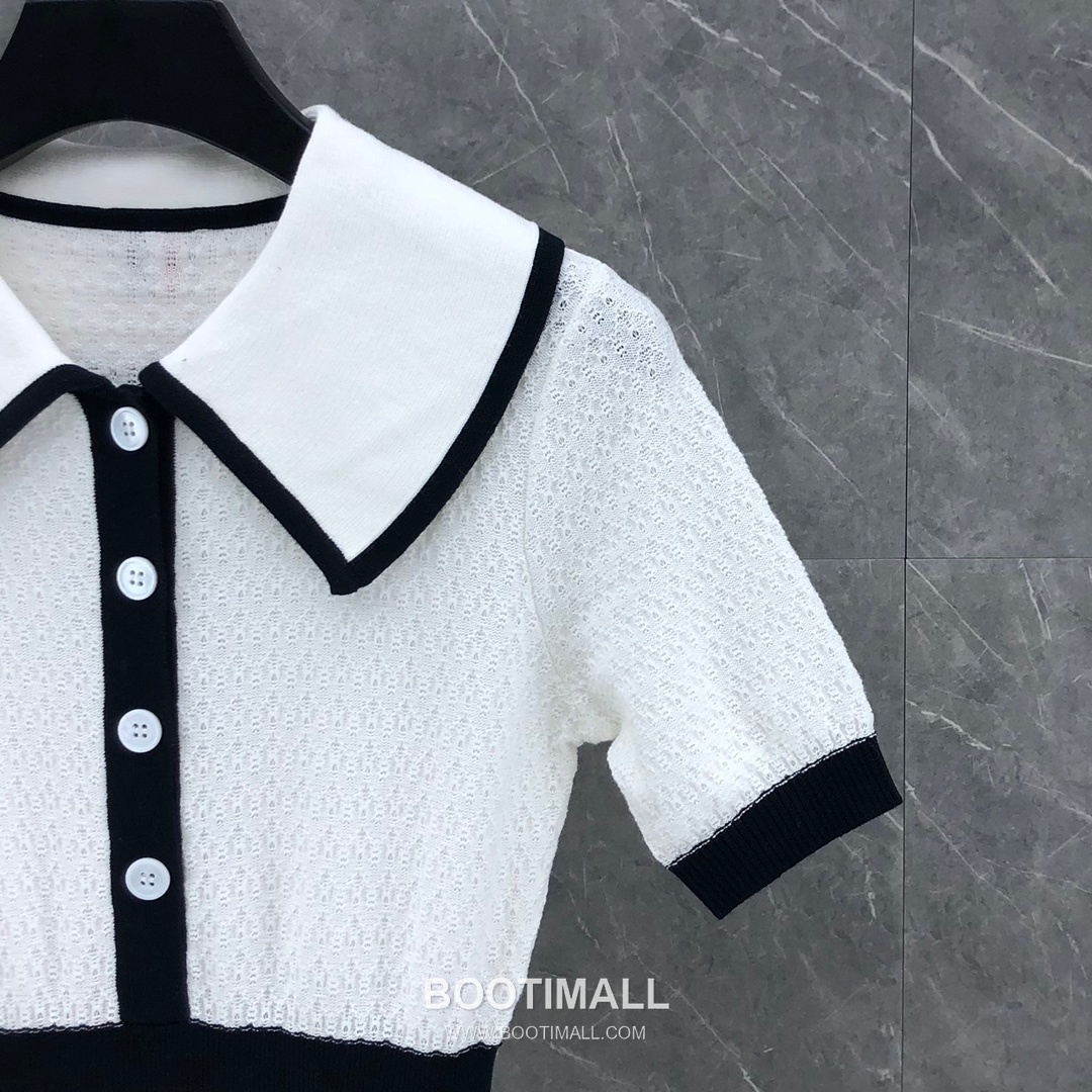 Thom Browne Peter Pan Knit Dress White 톰브라운 피터팬 니트 드레스 화이트 14