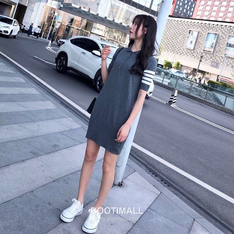 Thom Browne 4-Bar Polo Dress Gray 톰브라운 4바 폴로 드레스 그레이 7