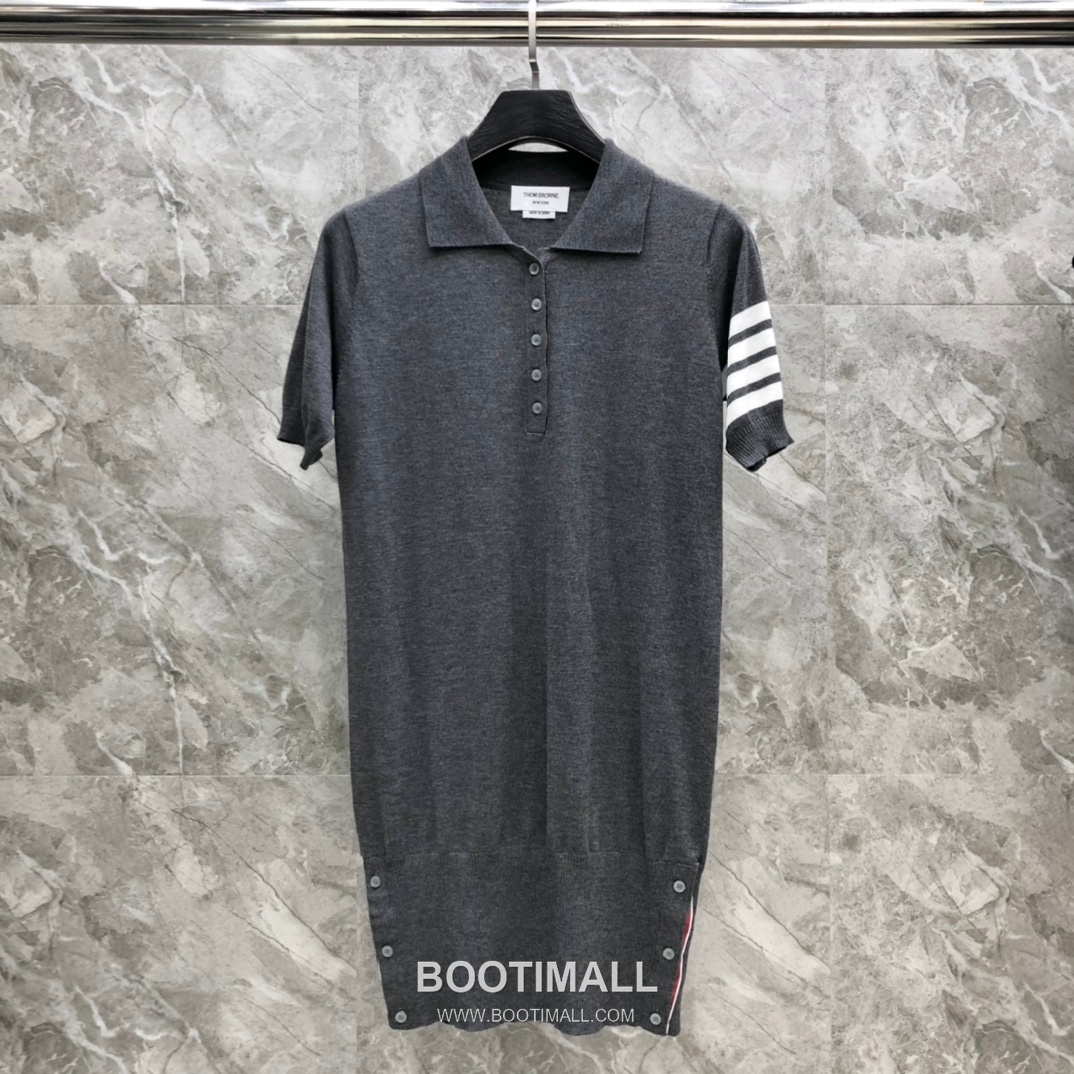 Thom Browne 4-Bar Polo Dress Gray 톰브라운 4바 폴로 드레스 그레이 10