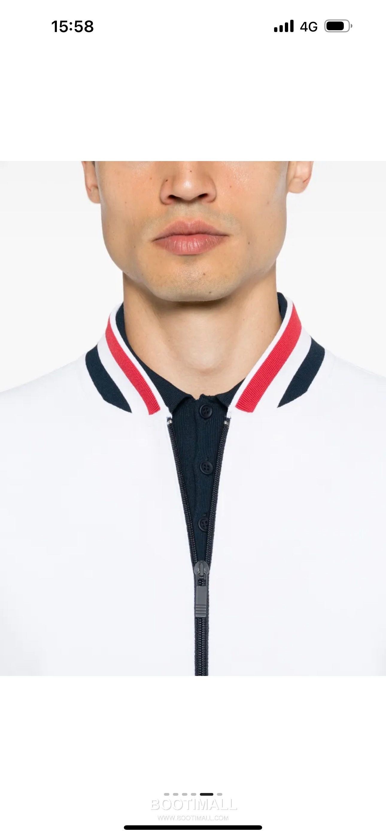 Thom Browne Tricolor Ribbed Jacket Navy 톰브라운 트리컬러 립 자켓 네이비 9