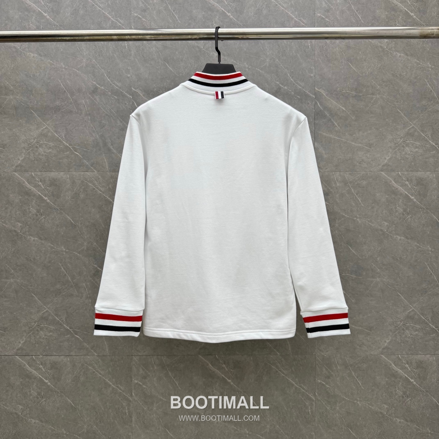 Thom Browne Tricolor Ribbed Jacket Navy 톰브라운 트리컬러 립 자켓 네이비 2