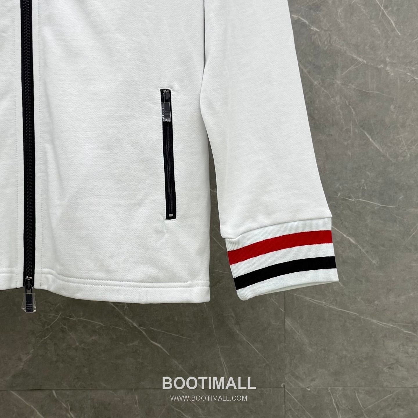 Thom Browne Tricolor Ribbed Jacket Navy 톰브라운 트리컬러 립 자켓 네이비 5