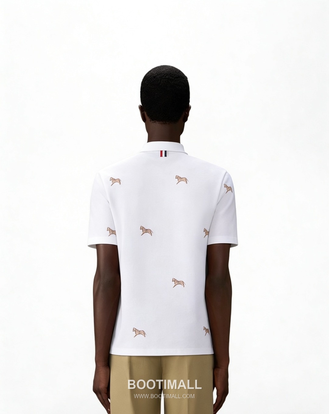 Thom Browne Horse Embroidery Polo Navy Polo Shirt 톰브라운 홀스 자수 폴로 네이비 폴로 셔츠 2