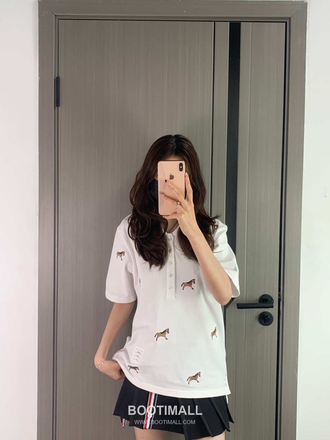 Thom Browne Horse Embroidery Polo Navy Polo Shirt 톰브라운 홀스 자수 폴로 네이비 폴로 셔츠 3