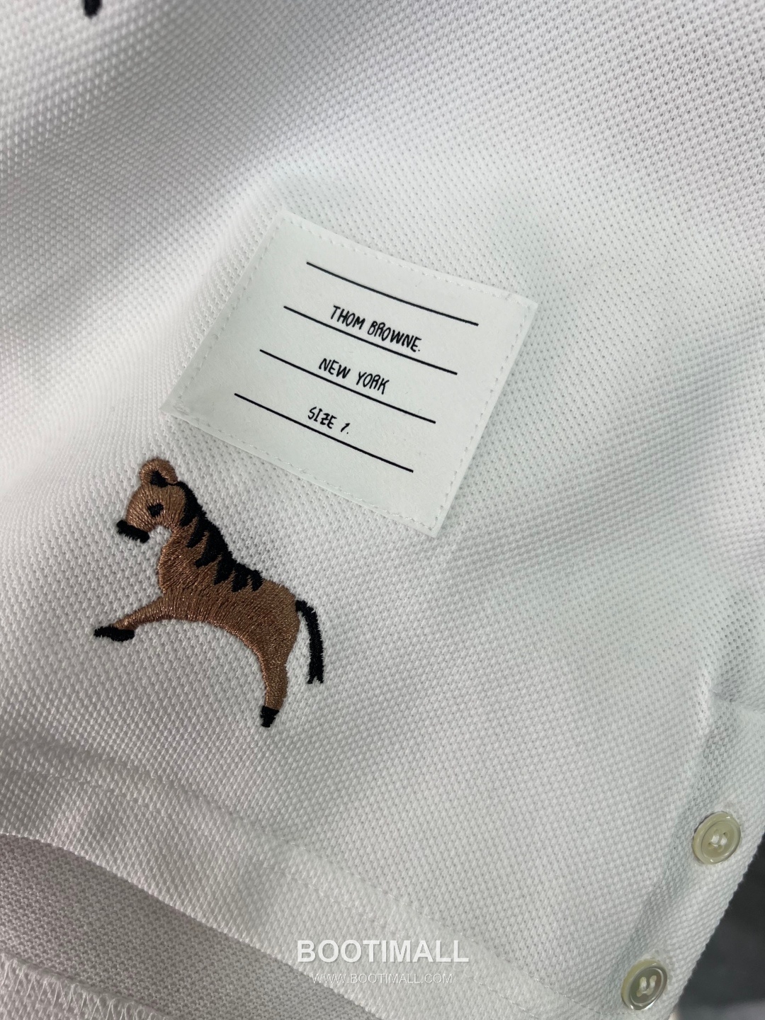 Thom Browne Horse Embroidery Polo Navy Polo Shirt 톰브라운 홀스 자수 폴로 네이비 폴로 셔츠 13