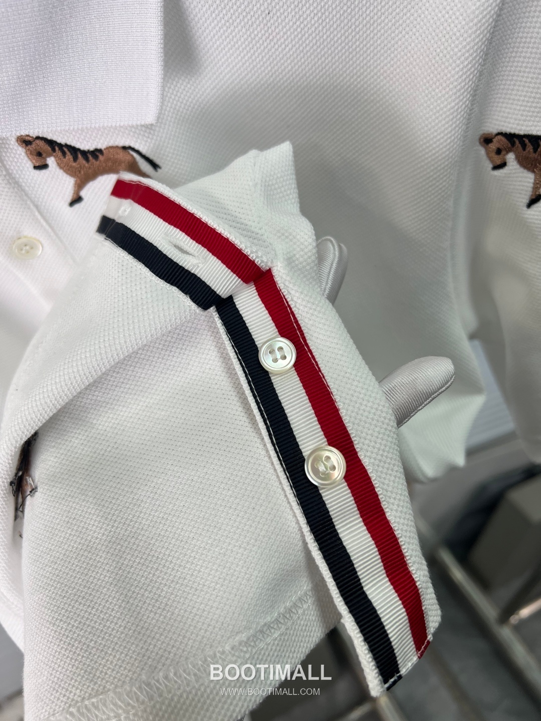 Thom Browne Horse Embroidery Polo Navy Polo Shirt 톰브라운 홀스 자수 폴로 네이비 폴로 셔츠 14