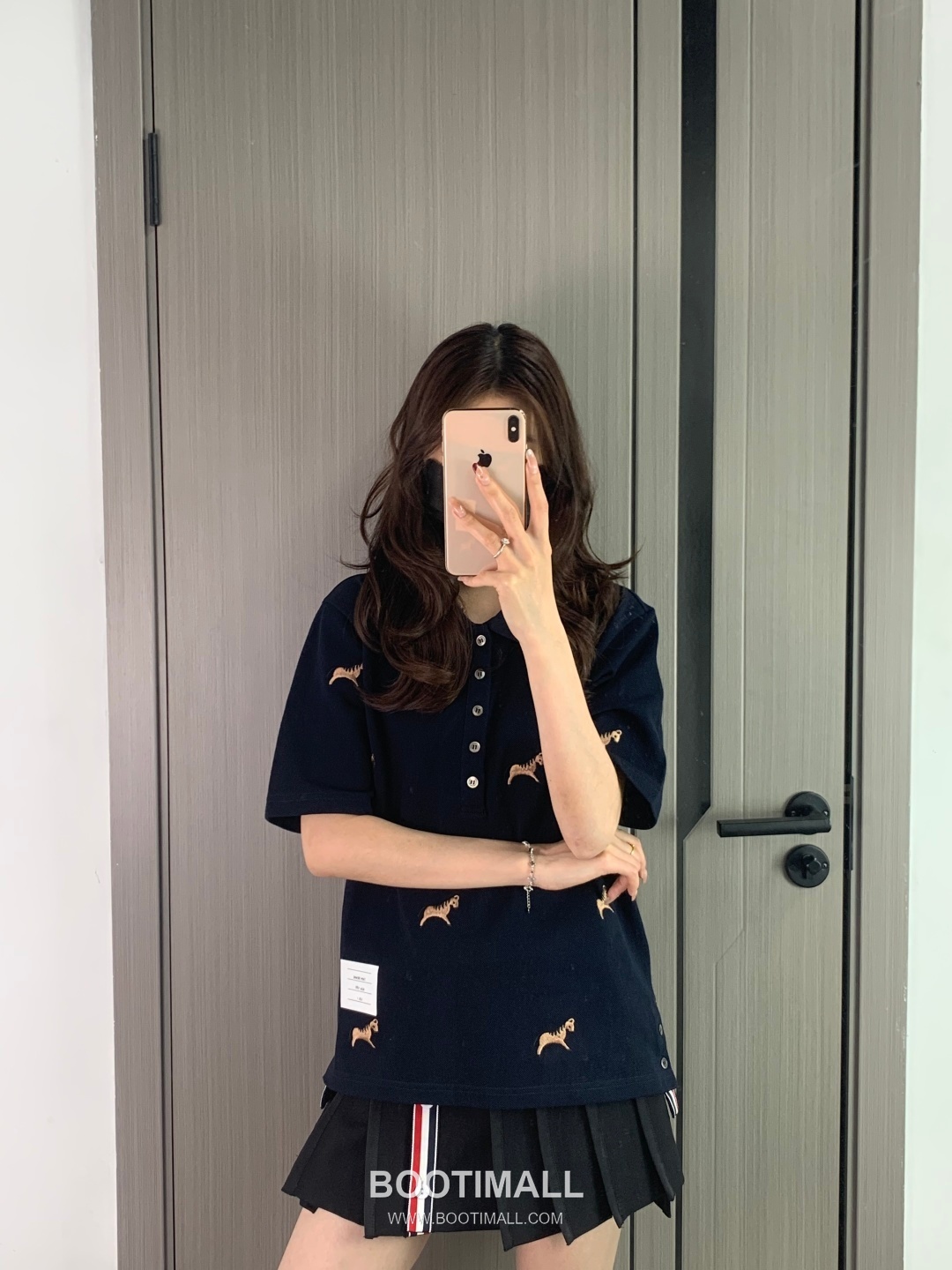 Thom Browne Horse Embroidery Polo Navy Polo Shirt 톰브라운 홀스 자수 폴로 네이비 폴로 셔츠 6