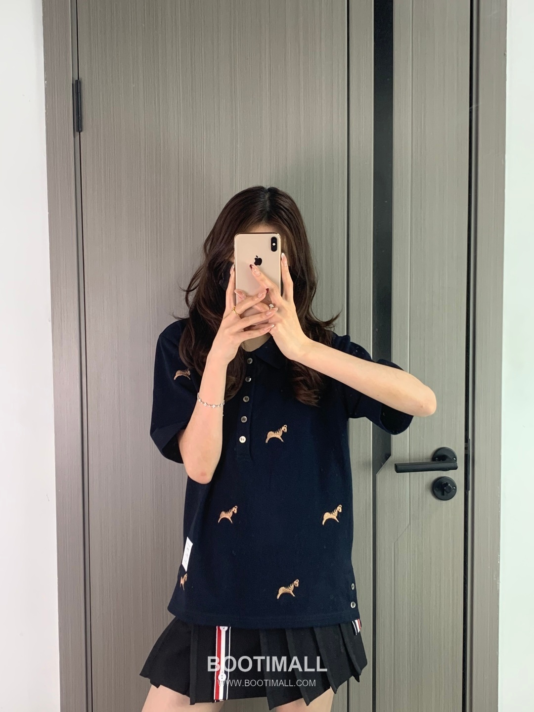 Thom Browne Horse Embroidery Polo Navy Polo Shirt 톰브라운 홀스 자수 폴로 네이비 폴로 셔츠 7