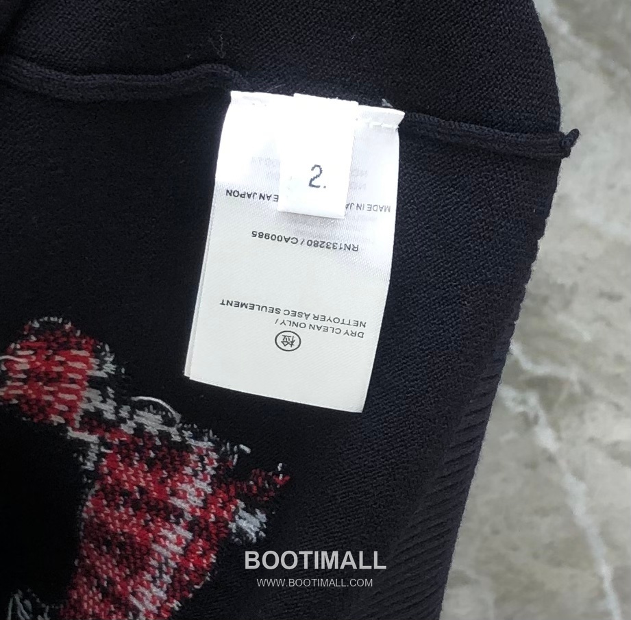 Thom Browne Jacquard Dog Collar Polo Knitted Cotton Gray Polo Shirt 톰브라운 자카드 도그 카라 폴로 니트 코튼 그레이 폴로 셔츠 69cm 8