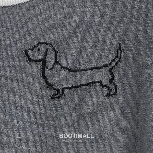 Thom Browne Camo Dog Knit Tee Gray T-Shirt 톰브라운 카모 도그 니트 티 그레이 티셔츠 7