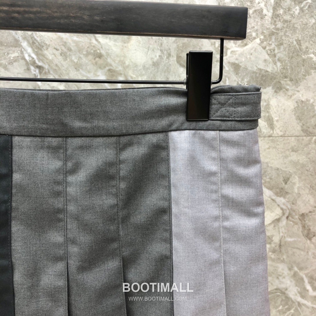 Thom Browne Tricolor Pleated Mini Grey Skirt 톰브라운 트라이컬러 플리츠 미니 그레이 스커트 5