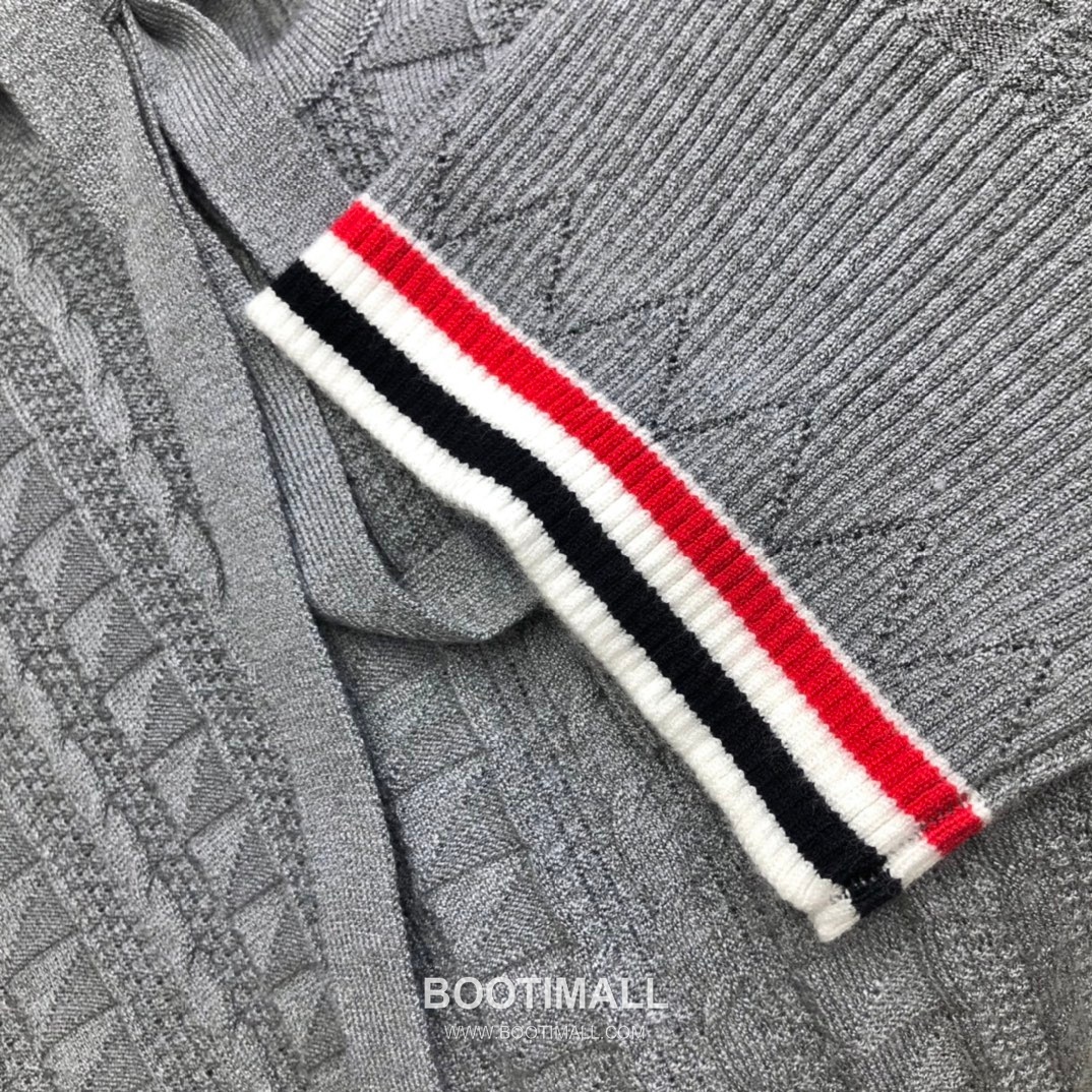 Thom Browne Bow Knit Short Sleeve White Knitwear 톰브라운 보우 니트 반소매 화이트 19