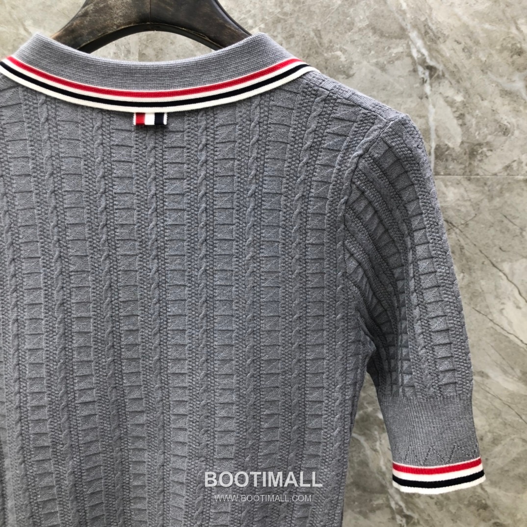 Thom Browne Bow Knit Short Sleeve White Knitwear 톰브라운 보우 니트 반소매 화이트 20