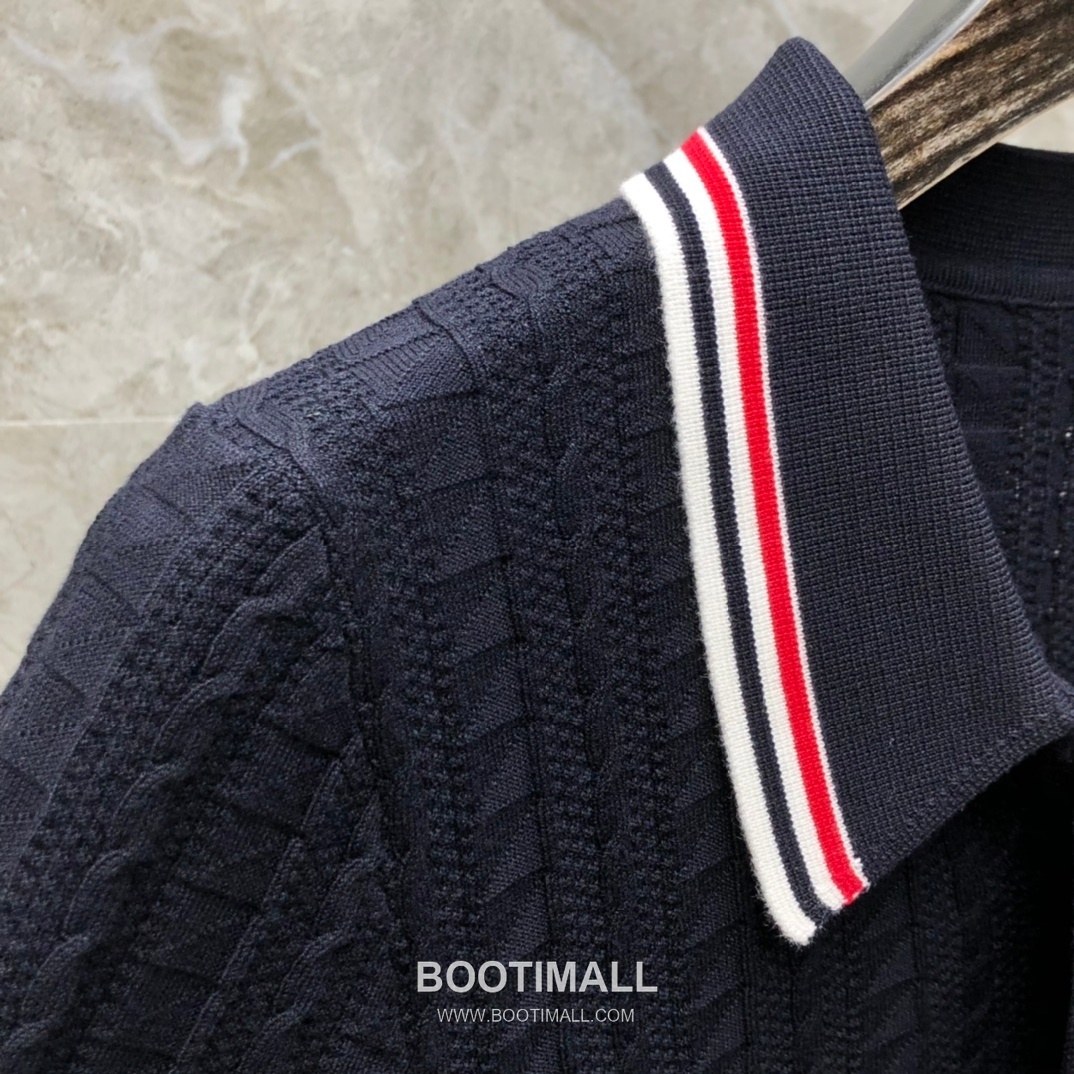 Thom Browne Bow Knit Short Sleeve White Knitwear 톰브라운 보우 니트 반소매 화이트 5