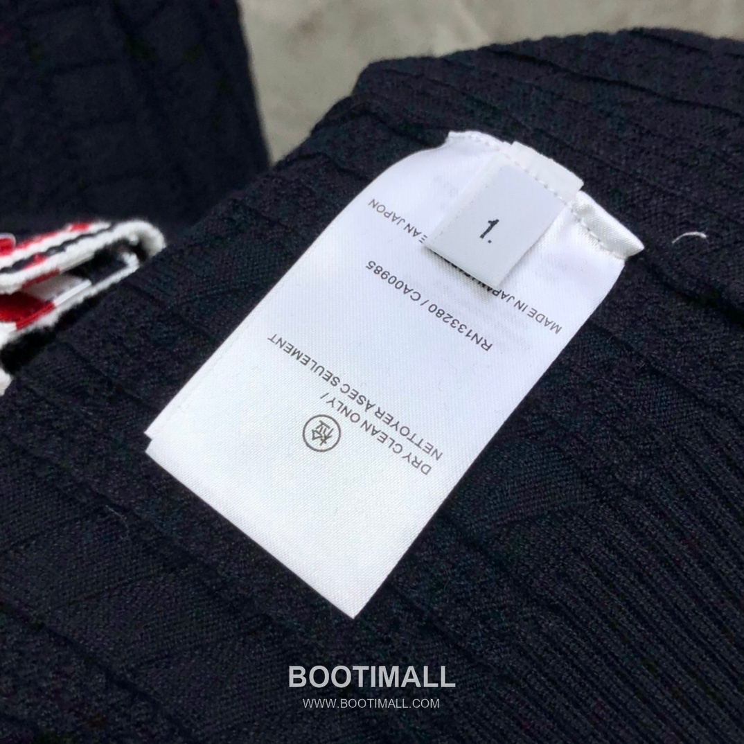 Thom Browne Bow Knit Short Sleeve White Knitwear 톰브라운 보우 니트 반소매 화이트 8