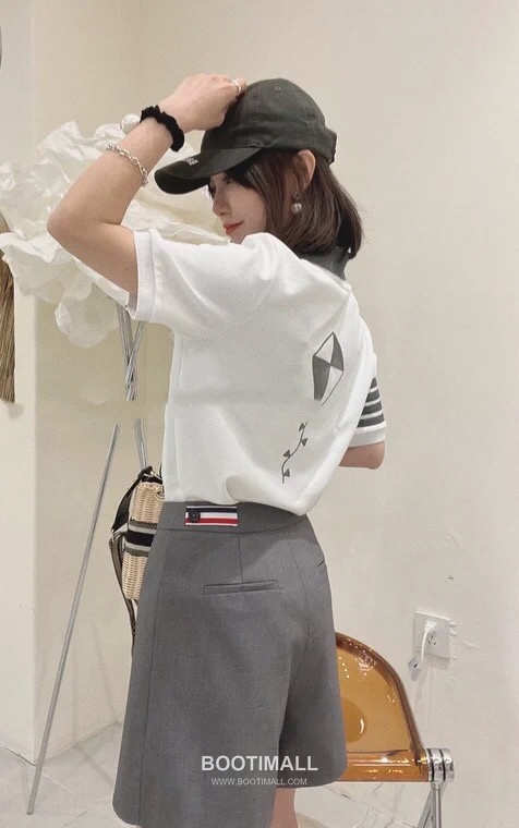 Thom Browne Signature Trim Skirt Gray 톰브라운 시그니처 트림 스커트 그레이 3