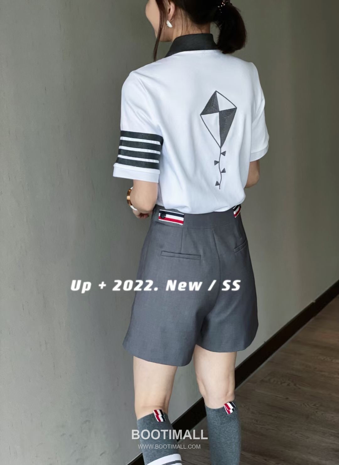 Thom Browne Signature Trim Skirt Gray 톰브라운 시그니처 트림 스커트 그레이 5