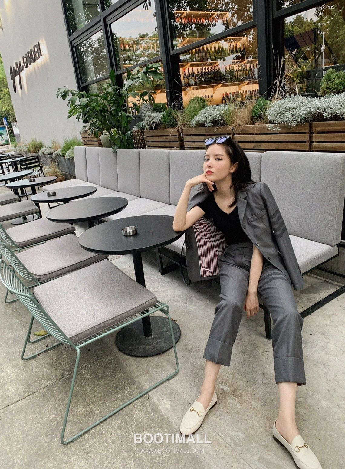 Thom Browne 4-Bar Tailored Blazer Gray 톰브라운 4바 테일러드 블레이저 그레이 3