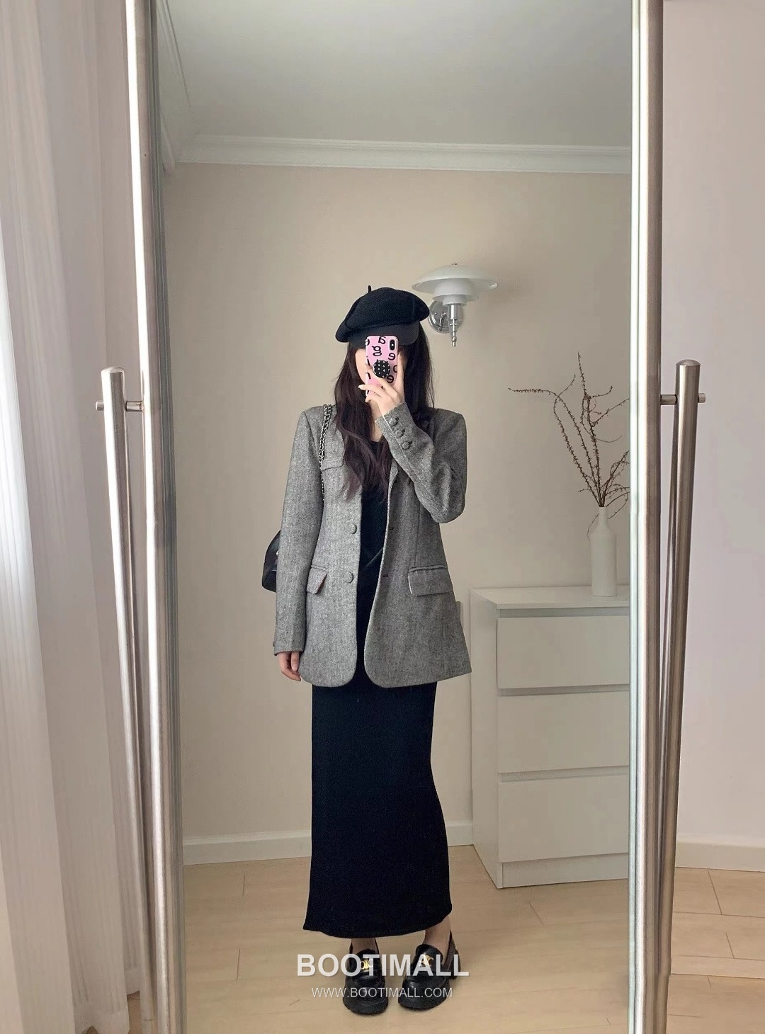 Thom Browne Back Vent Herringbone Blazer Grey 톰브라운 백벤트 헤링본 블레이저 그레이 8