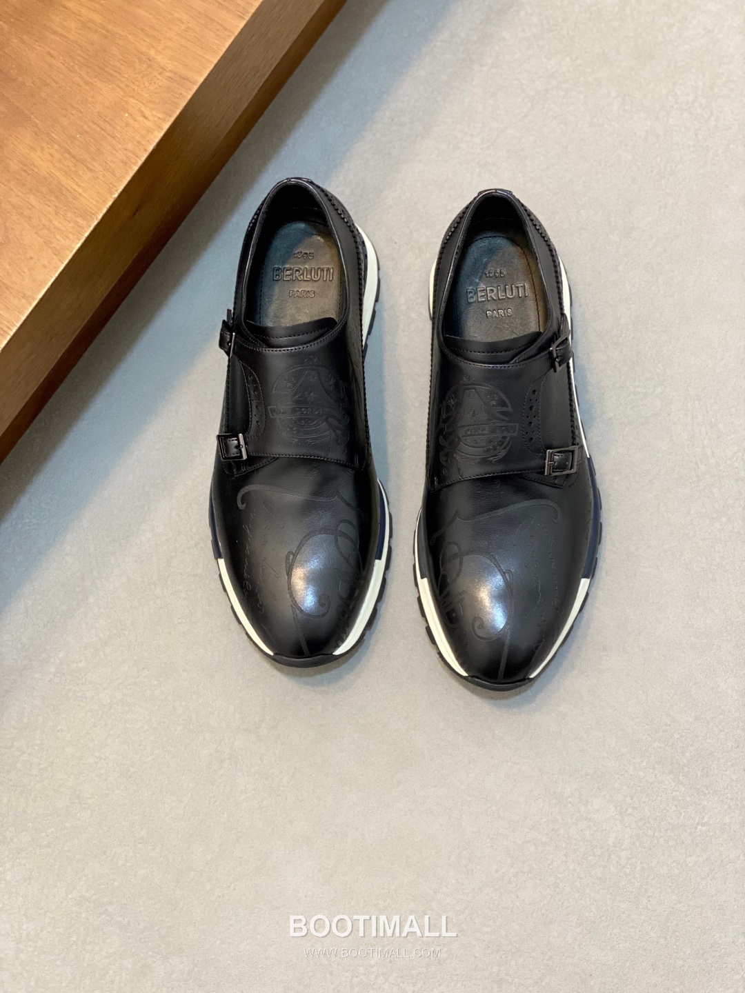 Berluti Patina Monk Brogue Leather Brown Monk Shoes 벨루티 남성 파티나 몽크 브로그 레더 브라운 몽크 슈즈 2