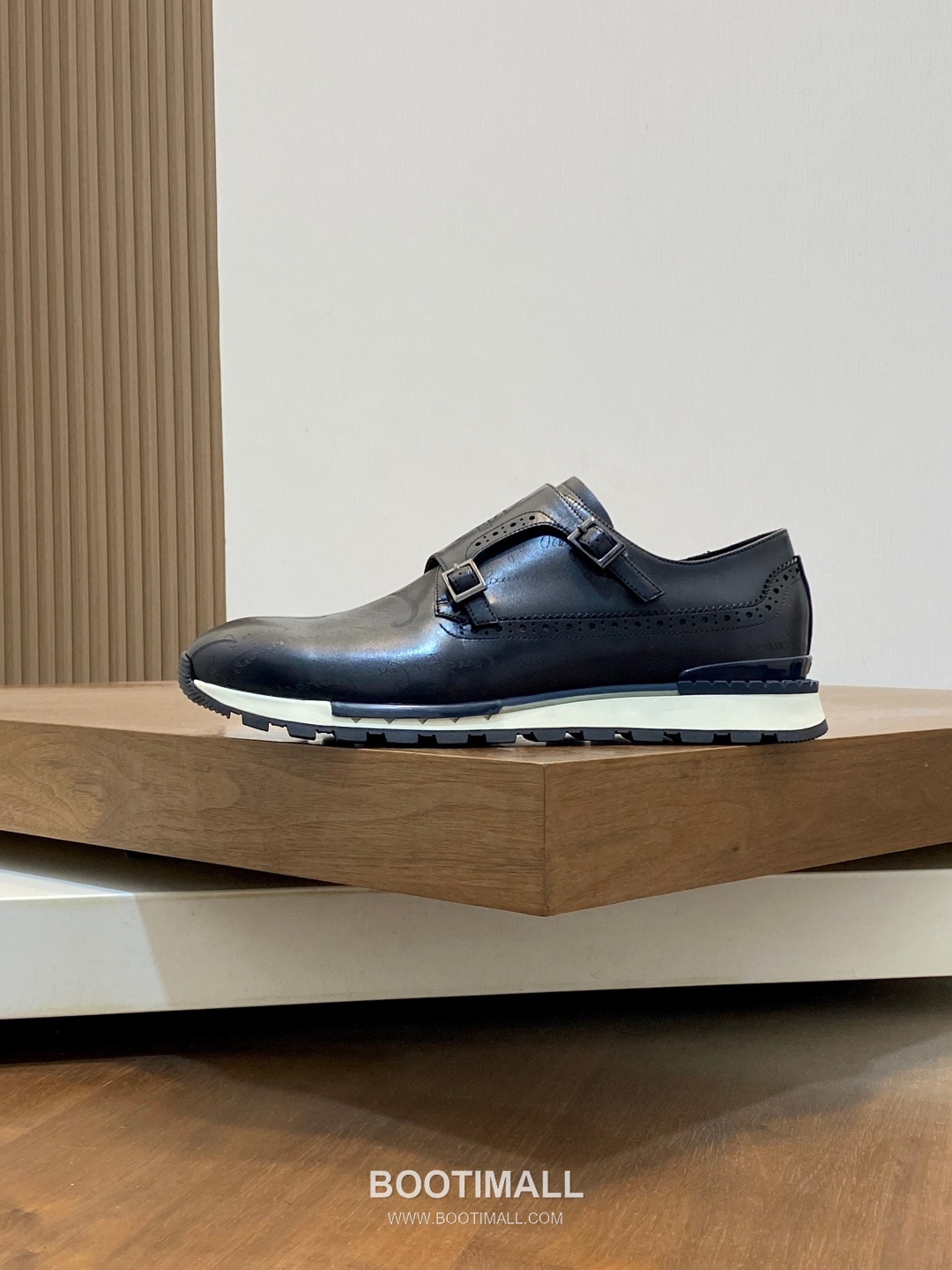 Berluti Patina Monk Brogue Leather Brown Monk Shoes 벨루티 남성 파티나 몽크 브로그 레더 브라운 몽크 슈즈 3