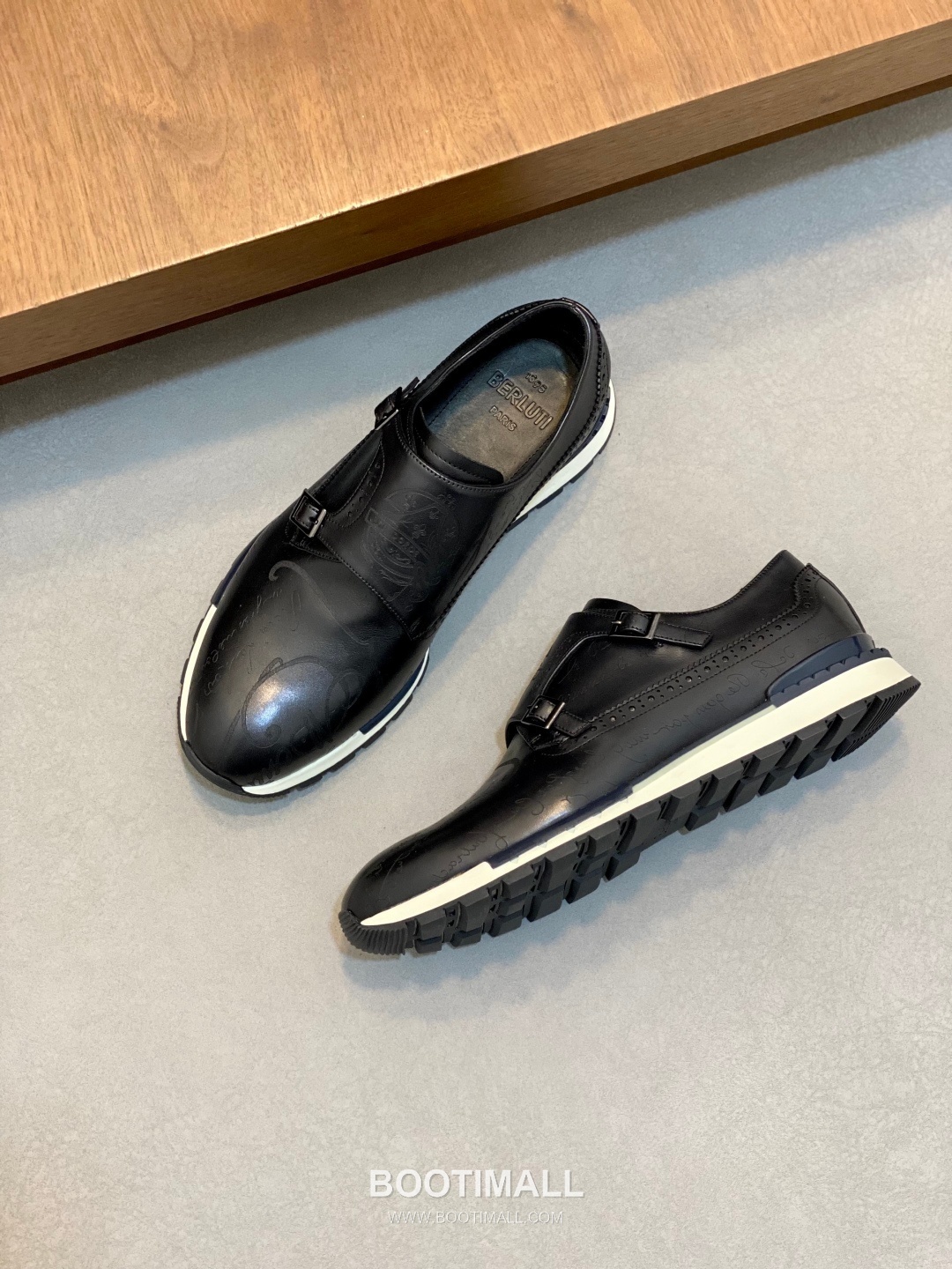 Berluti Patina Monk Brogue Leather Brown Monk Shoes 벨루티 남성 파티나 몽크 브로그 레더 브라운 몽크 슈즈 6