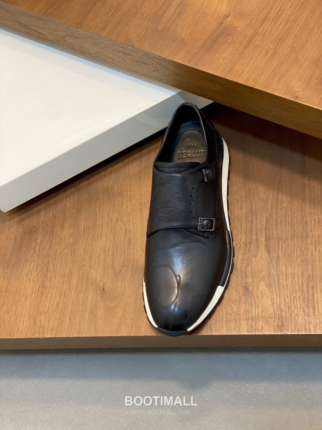 Berluti Patina Monk Brogue Leather Brown Monk Shoes 벨루티 남성 파티나 몽크 브로그 레더 브라운 몽크 슈즈 7