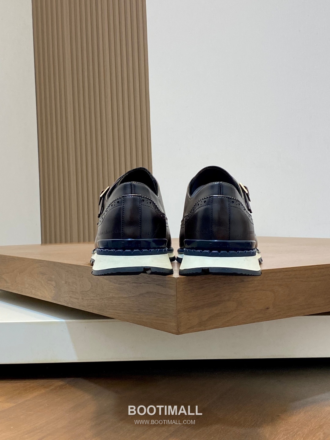 Berluti Patina Monk Brogue Leather Brown Monk Shoes 벨루티 남성 파티나 몽크 브로그 레더 브라운 몽크 슈즈 9