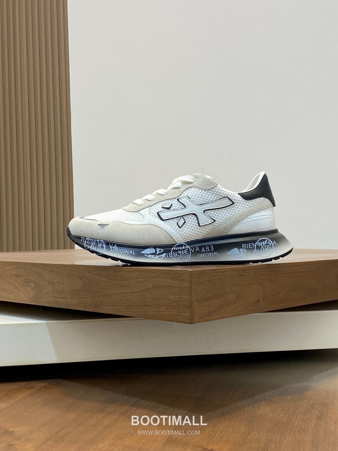 Prada Suede Panel Trainer Suede Leather Nylon Blue Sneakers 프라다 스웨이드 패널 트레이너 스웨이드 레더 나일론 블루 스니커즈 3