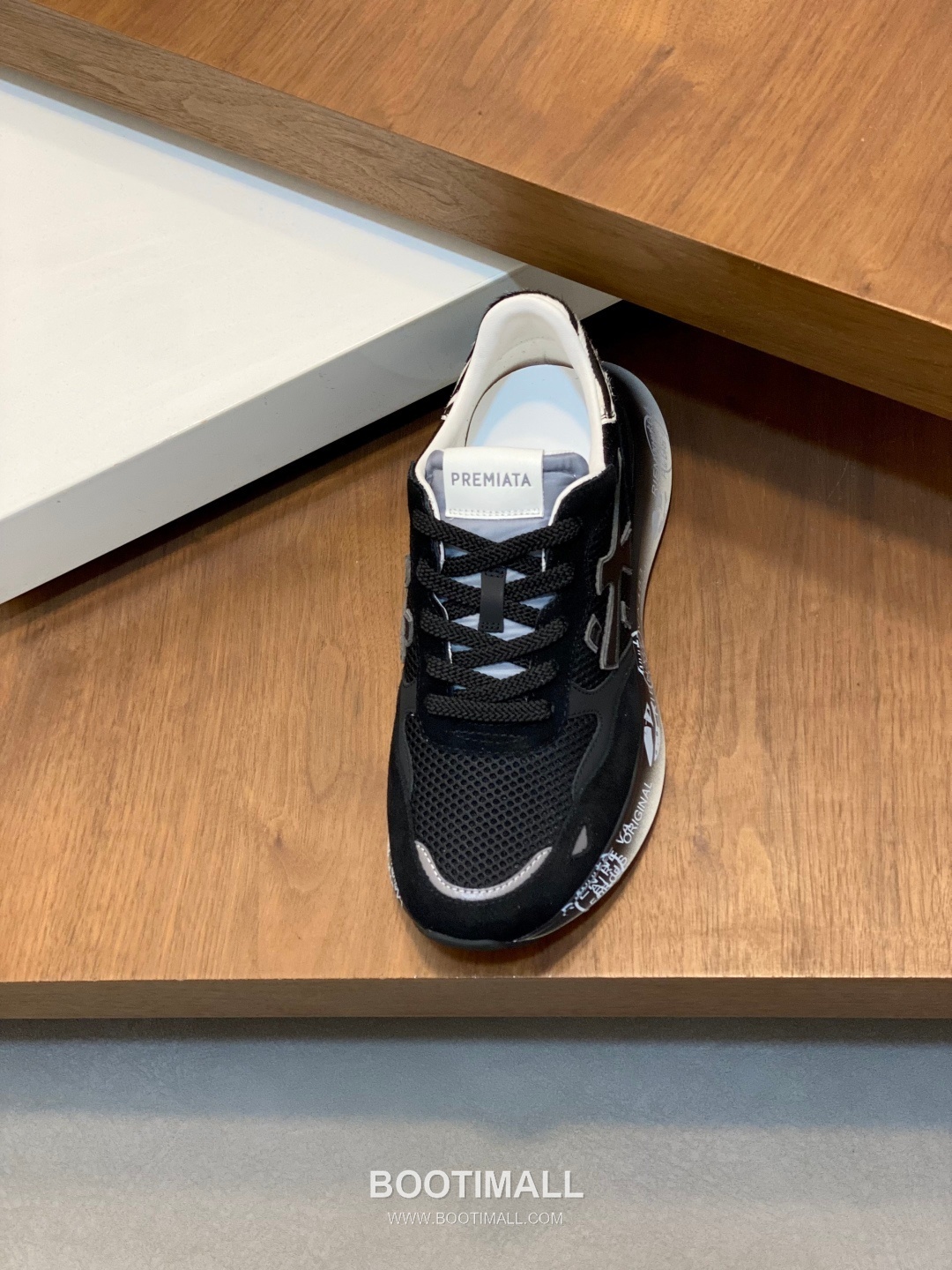 Prada Suede Panel Trainer Suede Leather Nylon Blue Sneakers 프라다 스웨이드 패널 트레이너 스웨이드 레더 나일론 블루 스니커즈 7