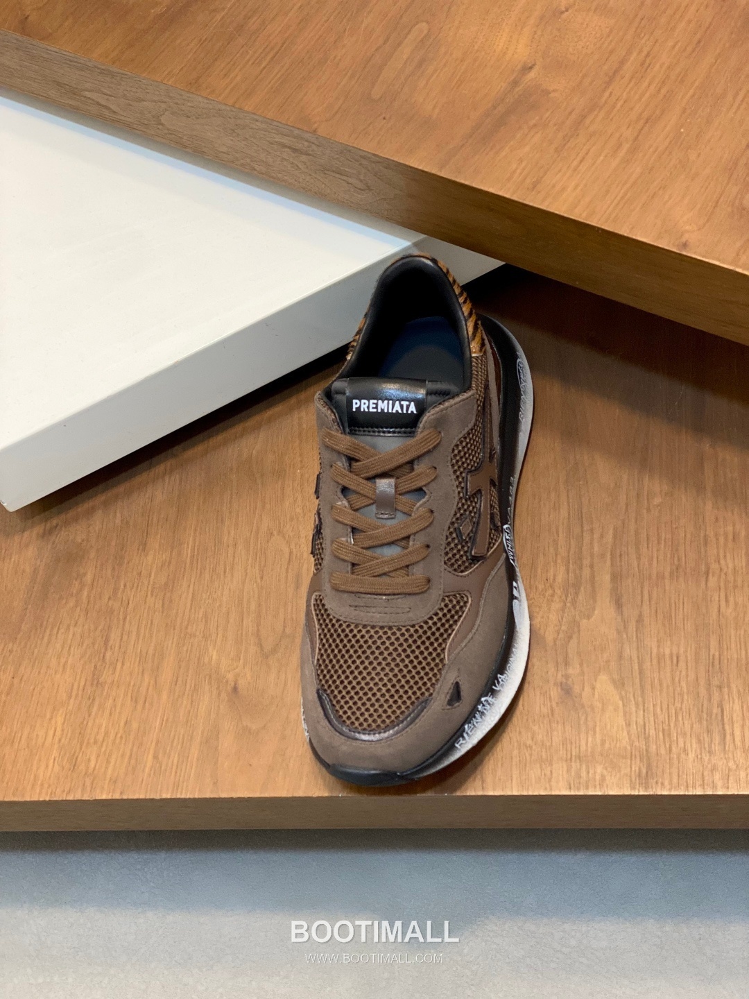 Prada Suede Panel Trainer Suede Leather Nylon Blue Sneakers 프라다 스웨이드 패널 트레이너 스웨이드 레더 나일론 블루 스니커즈 7