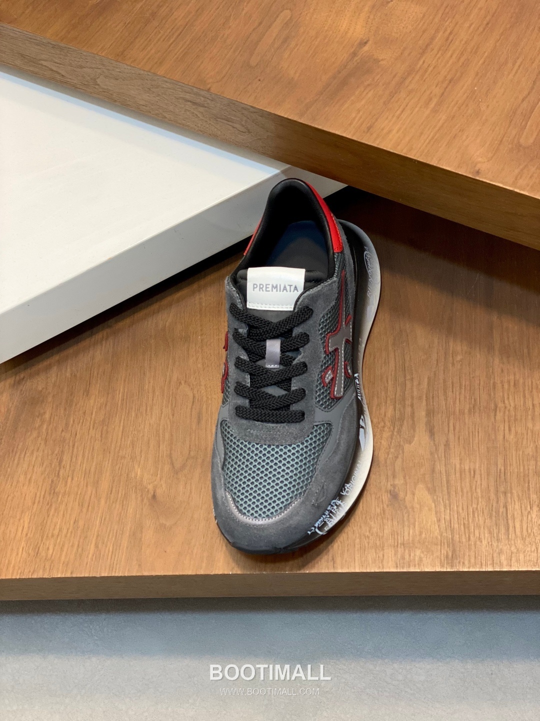 Prada Suede Panel Trainer Suede Leather Nylon Blue Sneakers 프라다 스웨이드 패널 트레이너 스웨이드 레더 나일론 블루 스니커즈 7