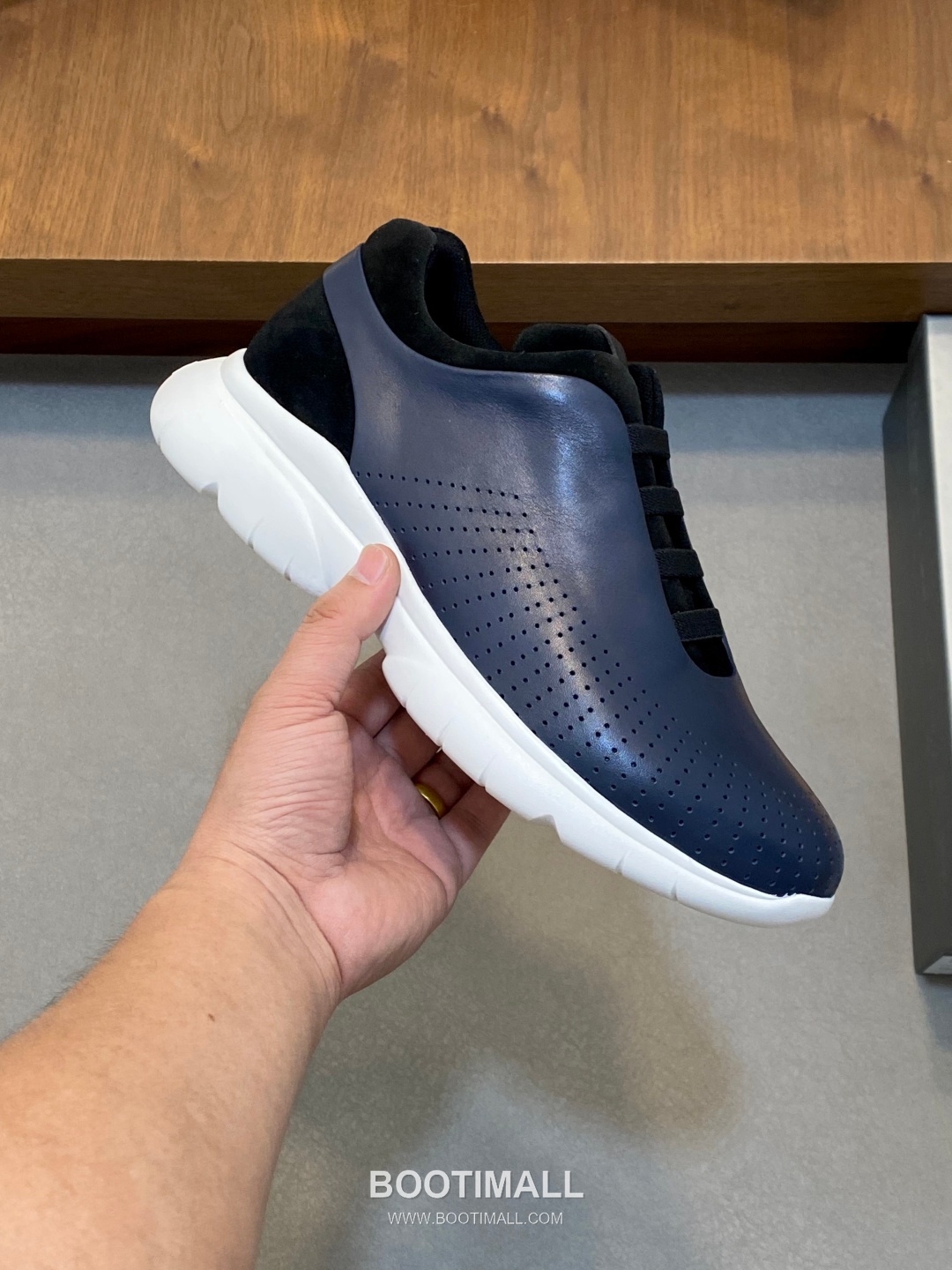 Zegna Elastic Band Low-Top Lambskin Suede Black Sneakers 제냐 엘라스틱 밴드 로우탑 램스킨 스웨이드 블랙 스니커즈 5