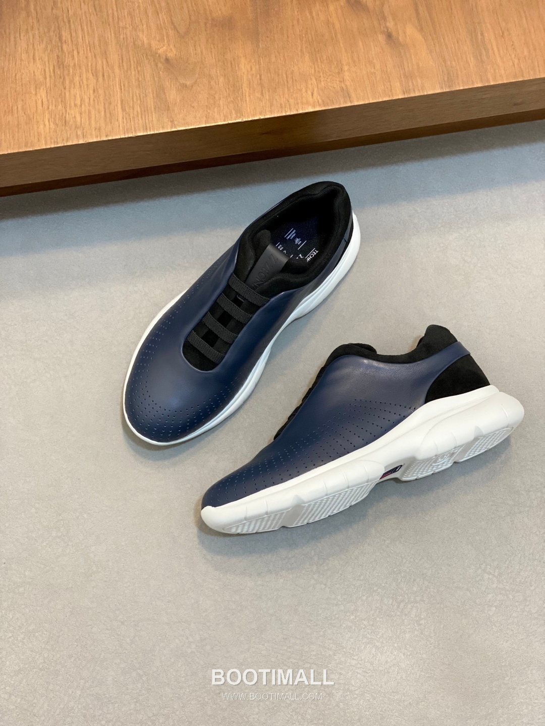 Zegna Elastic Band Low-Top Lambskin Suede Black Sneakers 제냐 엘라스틱 밴드 로우탑 램스킨 스웨이드 블랙 스니커즈 6