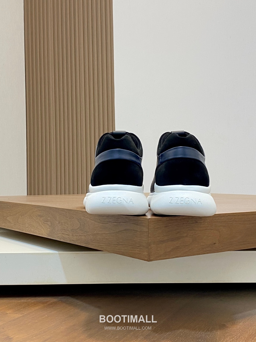 Zegna Elastic Band Low-Top Lambskin Suede Black Sneakers 제냐 엘라스틱 밴드 로우탑 램스킨 스웨이드 블랙 스니커즈 9